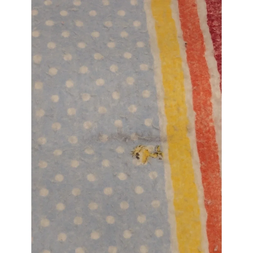 VTG Peanuts  Snoopy Charlie Brown 70s Twin Bed Blanket w/ Hot Air Balloons‎ READ